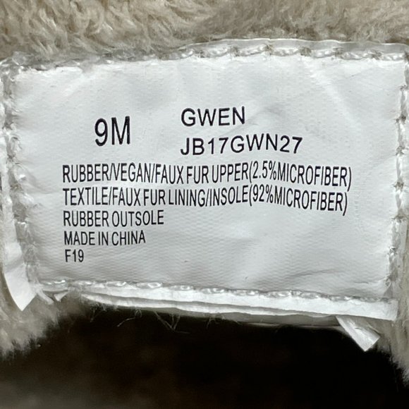 JBU by Jambu Gwen Women's Size 9 Shoes Gray Waterproof Vegan Rain Duck Bootie - Picture 12 of 12